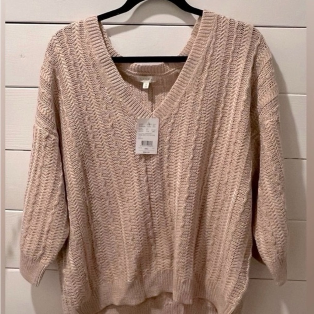 NWT LAURA pink knitted  size xxl